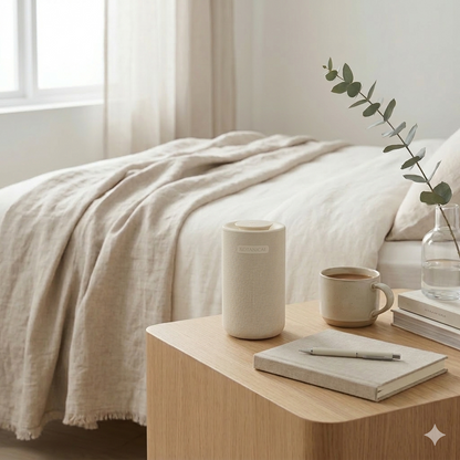 Cream Waterless Oil Diffuser (Rechargeable)